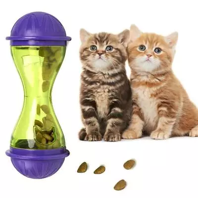 $6.66 • Buy Cat Treat Dispenser Interactive Toy Increases IQ & Food Dispensing Slow Feeder