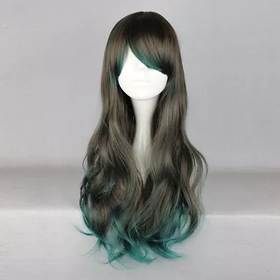 Long Cosplay Wig Party Wigs Full Synthetic Hair 68cm/27  Resistant Colorful • $19.99