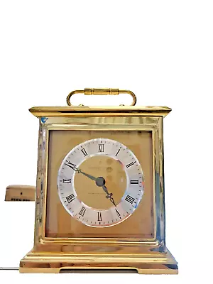 London Clock Quartz Brass Carriage Gold Face • £34.99