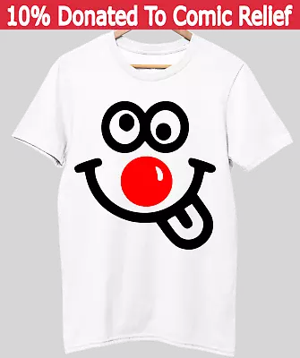 Red Nose Day Adult T-shirt Funny Comic Relief 2021 Family Comic Smile Funny Top • $9.95