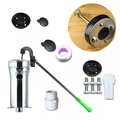 Manual Water Pump Hand Deep Well Suction Water Pump Stainless Steel Pitcher Farm • $26