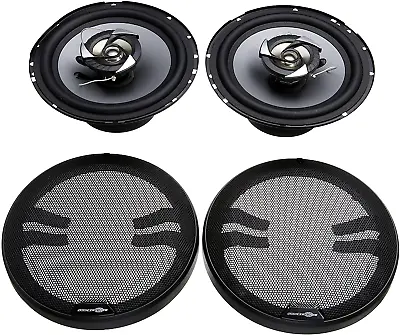 £18.79 • Buy Sub-Zero Ice 6.5  Inch 220 Watts Dual Cone Coaxial Car & Van Door Dash Speakers