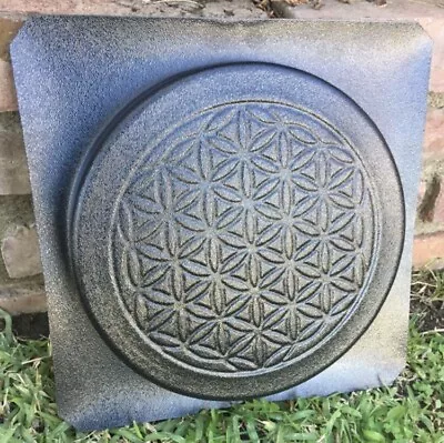 Sacred Geometry Flower Of Life Mold Concrete Cement Or Plaster Stepping Stone • $20