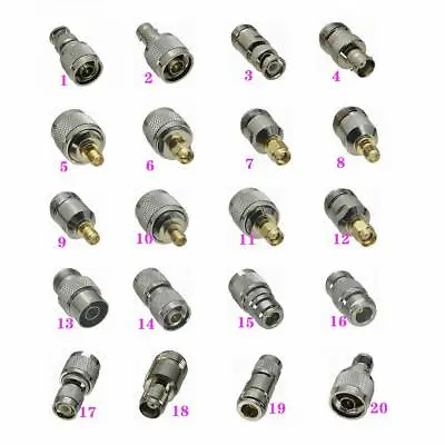 1pc Adapter N To BNC / SMA / RP-SMA / N / TNC Male & Female RF Coaxial Connector • $1.59