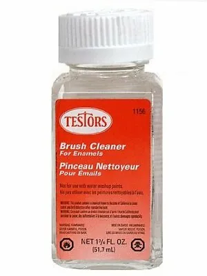 Testors Enamel Plastic Model Paint Thinner & Brush Cleaner 1.75 Oz • $10.98