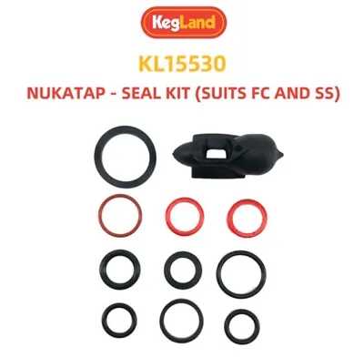 KegLand NukaTap Seal Kit Nuke Shuttle TPV Fits Flow Control / SS Beer Keg Tap • £8.40