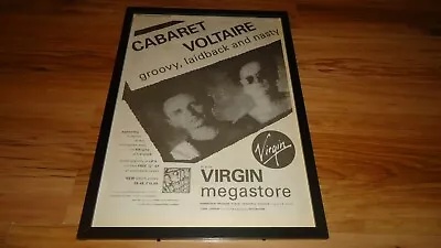 CABARET VOLTAIRE-1990 Framed Original Poster Sized Advert • $43.52