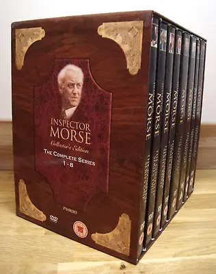 Inspector Morse DVD's - BOX SET Complete Series 1-8  Region 2 • £14