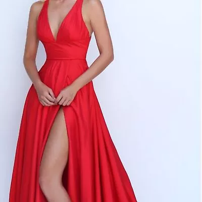 New Sherri Hill Red Prom Pageant Dress Size 0 • $140