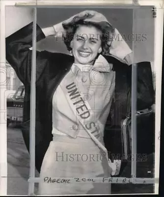 1960 Press Photo United States' Judith Achter Miss World London - Pio04585 • $15.99