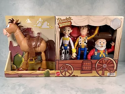£64.99 • Buy Disney Pixar Toy Story Woody's Roundup Pack Jessie, Bullseye, Stinky Pete Figure