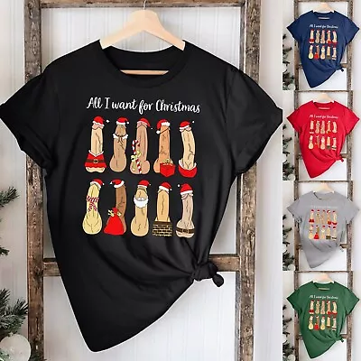 $24.08 • Buy Mens Womens Ugly Christmas Shirt Santa Shirt Dirty Christmas Funny Christmas