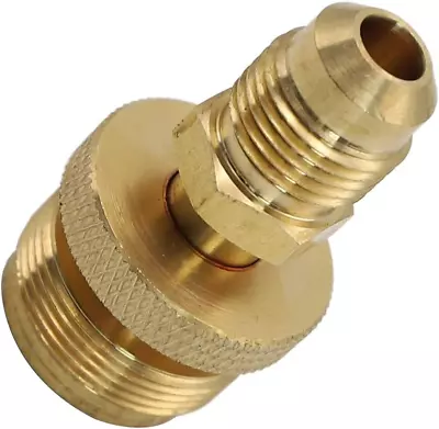 1Lb Propane Tank Cansiter Regulator Adapter Connection Convert To 3/8  Male Flar • $19.99