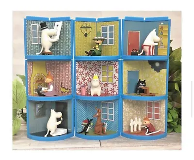 Moomin House Collection Miniature Figure Doll House Toy Complete 9 Box Set Japan • $146.99