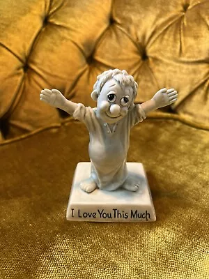 Vintage “I Love You This Much” 1968 Figurine By Russ Berrie • $13