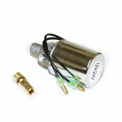 12V 24V Train Truck Air Horn Heavy Duty Solenoid Electric With Valve 1/4  • £10.49