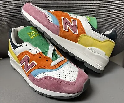 $327.95 • Buy Rare DS 2020 STAUD New Balance 997 Made In USA Wmn Sz 8 Multi Color W997SD1 Kith