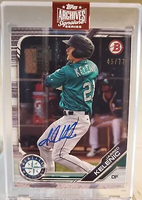 2023 Topps Archives Autographed Card JARRED KELENIC Bowman #/77 Encased RC SP • $50