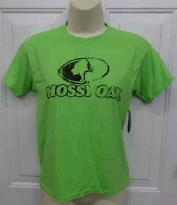 Mossy Oak Youth Kids T-shirt Neon Safety Green Size Youth M 10/12 ~ NEW • $13.49