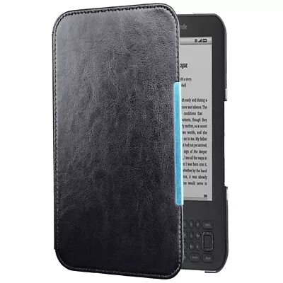 E-book Reader PU Leather Protective Holster Case Fit For Kindle 3 (D00901) - NEW • $25.90