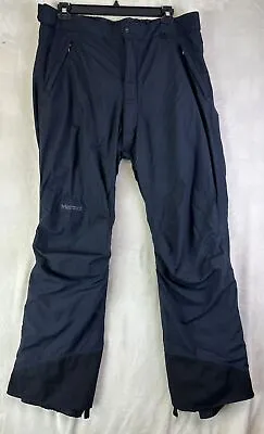 Marmot Snow Pants Men's 2XL Black Wind & Water Proof Black Ski Snowboarding • $19.60