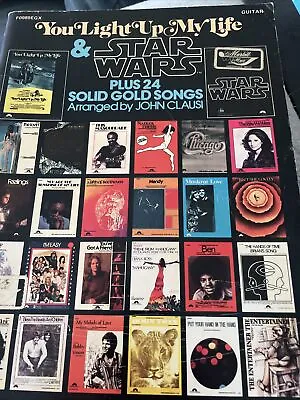 You Light Up My Life & Star Wars 24 Solid Gold Songs Guitar Sheet Music Book • $6.99