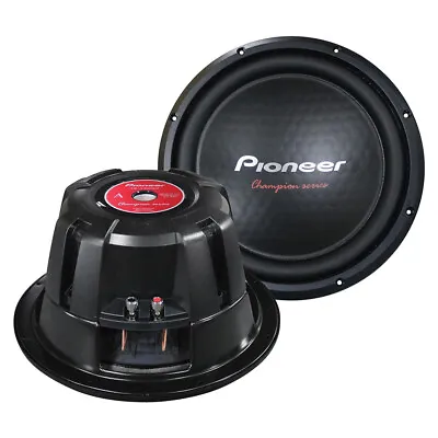 Pioneer Champion TS-A301S4 | 12 Inch 1600W SVC 4 Ohm Car Audio Subwoofer 12  • $130