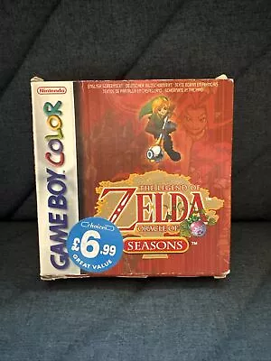 Legend Of Zelda Oracle Of Seasons Nintendo Game Boy Color Boxed • £98