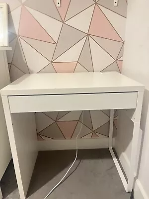 White Study Desk With Drawer • £10