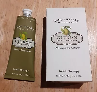 Crabtree &  Evelyn CITRON Honey &  Coriander Hand Therapy 100g • £15