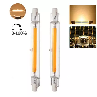 Dimmable LED R7S Glass Tube Bulb 20W 118MM Corn Lamp J118 Replace Halogen Light • $19