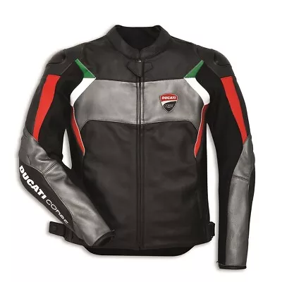 2024 Ducati Motorbike Leather Racing Motogp Jacket Motorcycle Jackets-m-l-xl-2xl • $123.30