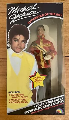 Michael Jackson 12  Collectors Doll 1984 LJN American Music Awards Outfit  • $20.50