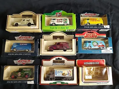 Vintage Lots Of 9PCS DAYS GONE Vanguards Miniature Cars With The Box Set -e1031- • £69.80