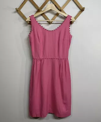 Vintage Dress 1990s Does 50s Barbie Pink 4 • $18