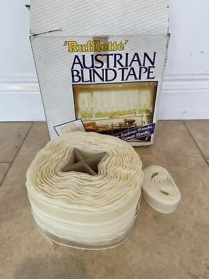 £1.49 • Buy Rufflette Austrian Blind Tape 22mm Wide - Per Metre