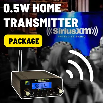 Fmuser 0.5W Fm Transmitter For Sirius XM Radios Low Power Fm Broadcast 05b • $84.99