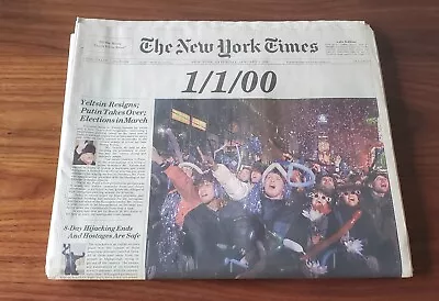 New York Times January 1 2000 Millenium 1/1/00 Newspaper • $15.99