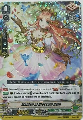 Bushiroad Cardfight!! Vanguard Maiden Of Blossom Rain V-PR/0151EN Neo Nectar • $4.99