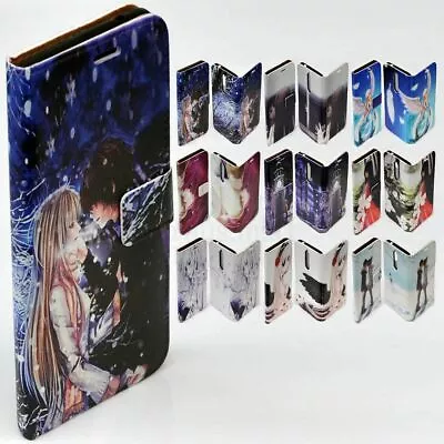 For Nokia Series - Anime Manga Print Theme Wallet Mobile Phone Case Cover #2 • $13.98