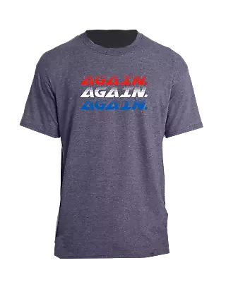 Herb Brooks Again Again Again Miracle On Ice Tee  - Ht Sport Dark Navy • $25