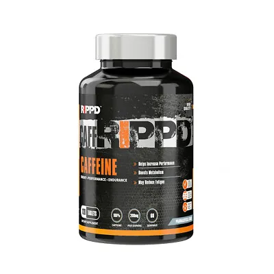 RIPPD Caffeine 120 Tablets 200mg Weight Loss Slimming Energy Power Pre Workout • £8.99