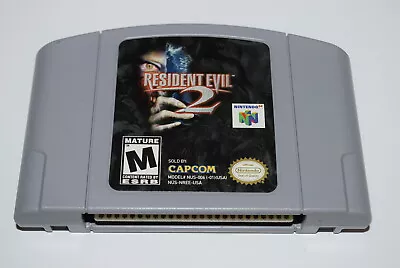 Resident Evil 2 Nintendo 64 N64 Video Game Cart • $49.33