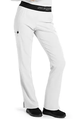 Skechers Barco Vitality SMALL PETITE Scrub Pants Stretch Logo Waist Women (A58) • $15