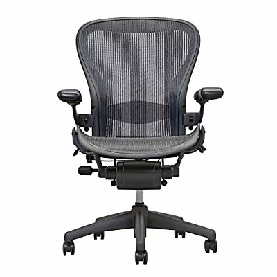  Herman Miller Aeron Chair Open Box Size B Fully Loaded  ( Black Chair )  • $534.11