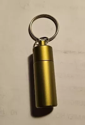 Pill Holder Key Ring / Chain Keychain Bronze 2  • $4.99