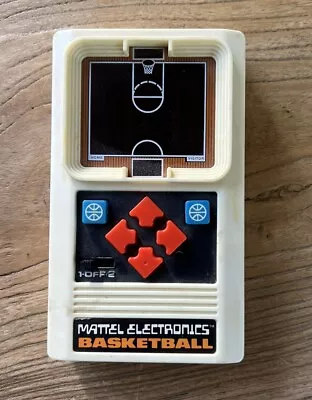 Vintage 1978 BASKETBALL Mattel Video Game.  Works.  Missing Battery Cover. • $18