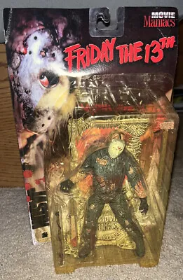 New 1998 McFarlane Toys Movie Maniacs Jason Voorhees Friday The 13th Figure • $44.99