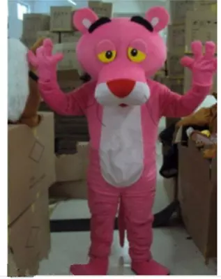 Adult Pink Panther Mascot Costume Fancy Dress Halloween Professional HandmadeA4 • $148.99