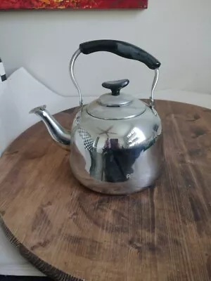 Tea/Water Whistling Kettle Vintage Signed Michael Graves Stainless Steel • $13.99